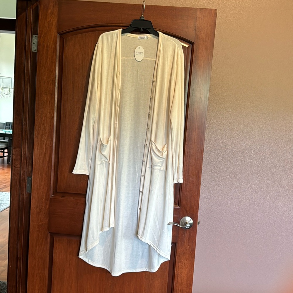 Long sleeve duster
